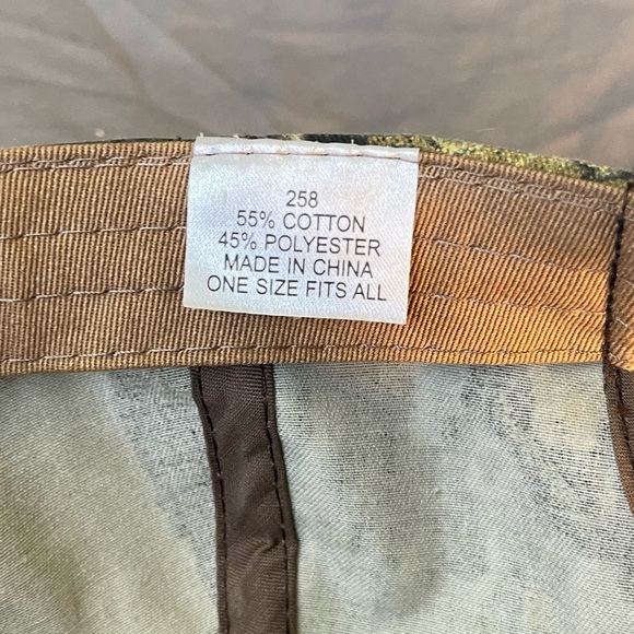 Recipe For Turkey Site Turkey Hunter Camouflage Heavy Canvas Snapback Cap OSFM - Picture 6 of 6